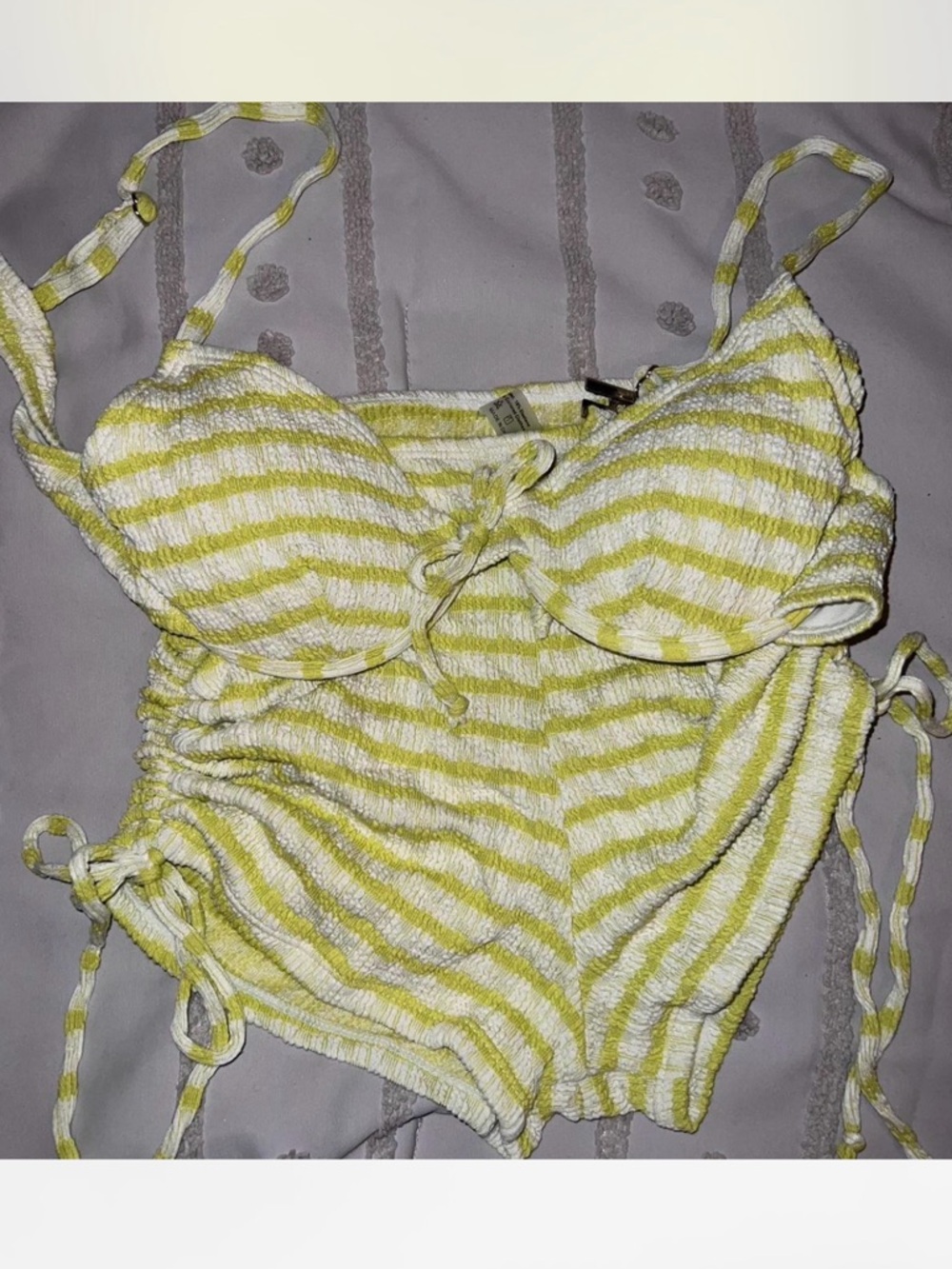 Striped Two-Piece Bikini Set - Picture 2 of 4
